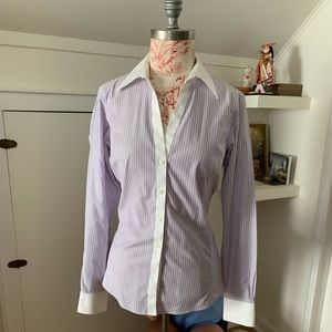 Striped Non-iron Oxford